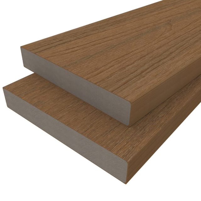 NewTechWood WPC Universaldiele Massiv US07 138x23x3000 mm Teak günstig