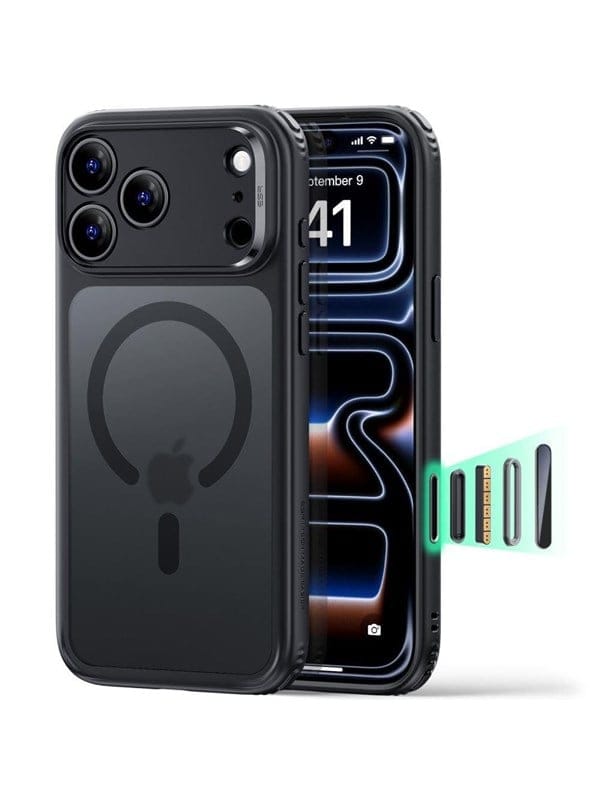 ESR Classic Hybrid MagSafe Case for iPhone 18 Pro 17 Pro - Black