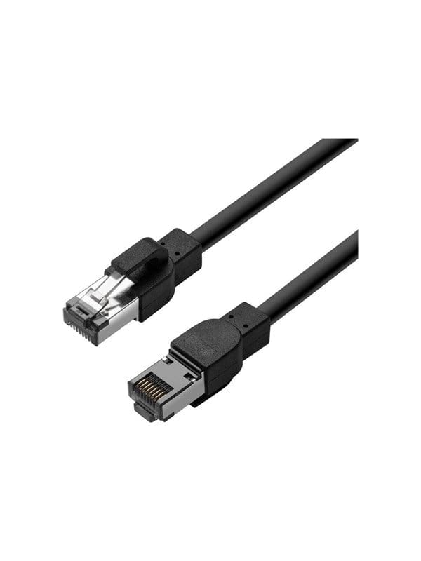 Lanview patch cable - 5 m - black - Schwarz