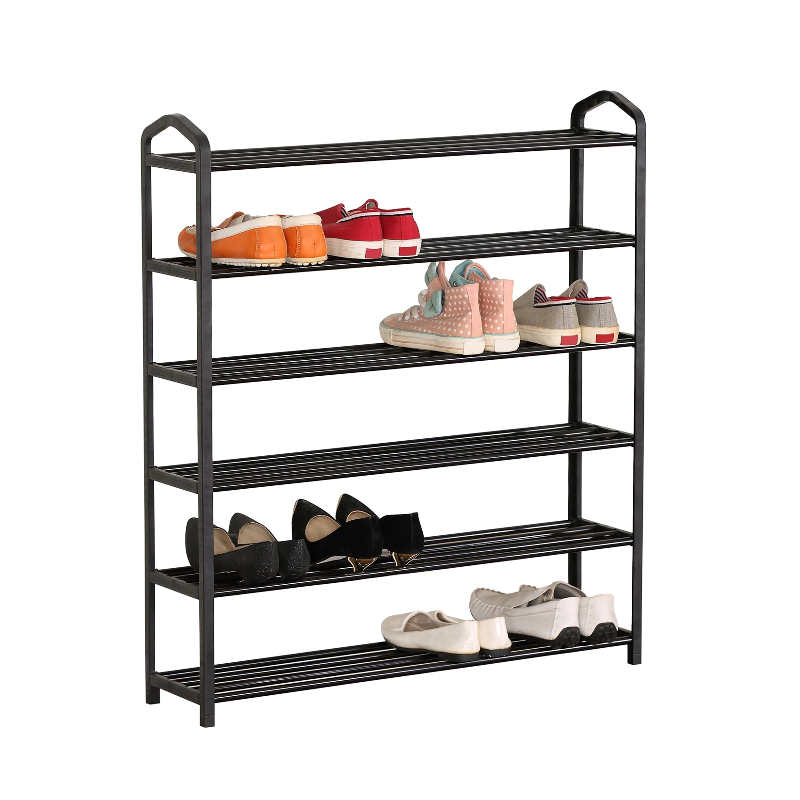 HTI-Living Schuhregal 6 Ebenen Lena Schwarz