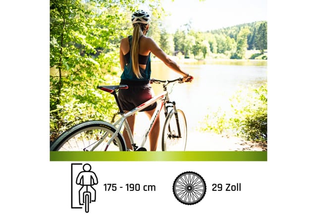 Galano Toxic Mountainbike Hardtail 29 Zoll für Erwachsene ab 175 cm MTB Fahrrad 21 Gang Federgabel Scheibenbremsen