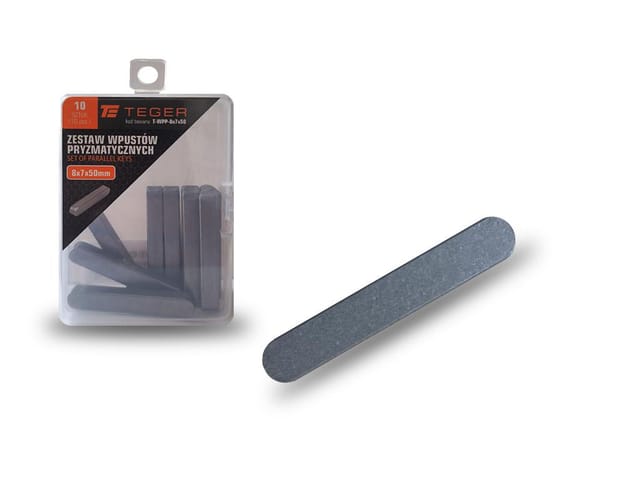 Teger Prismenschlüssel 8x7x50, 10 Stück