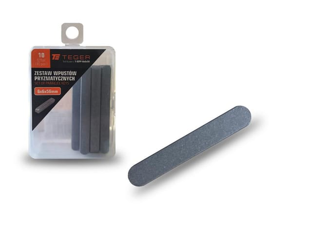 Teger Prismenschlüssel 6x6x56, 10 Stück