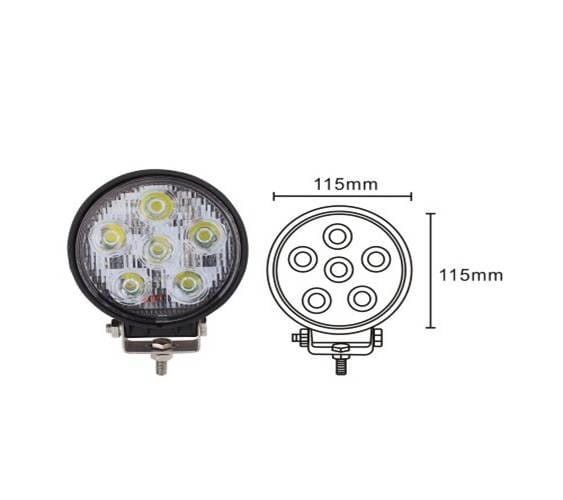 Runde Led-arbeitsleuchte Mit 4200 Lumen