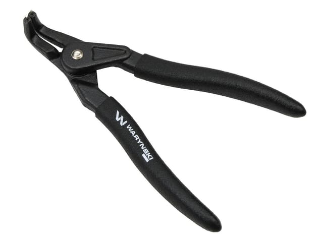 Spezialisierte Waryński-sicherungsringzange, Außen Gebogen, 127 Mm, Spitze 0,9 Mm