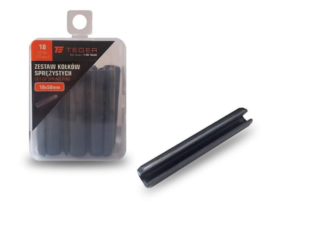 Teger Federstift 10x50, 10 Stück