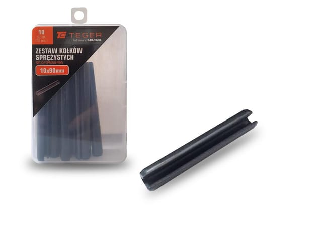 Teger Federstift 10x90, 10 Stück