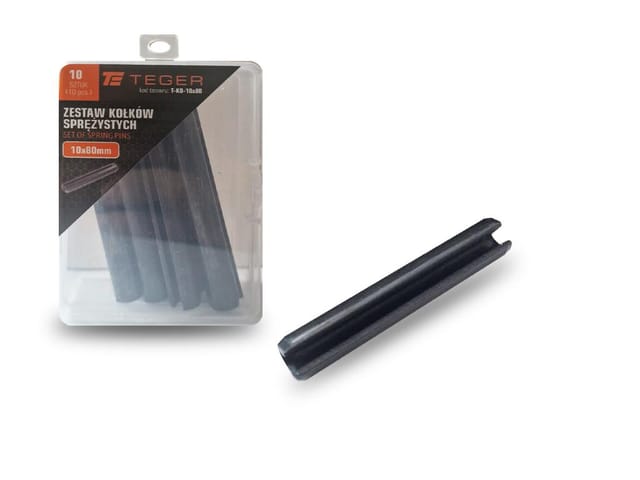 Teger Federstift 10x80, 10 Stück