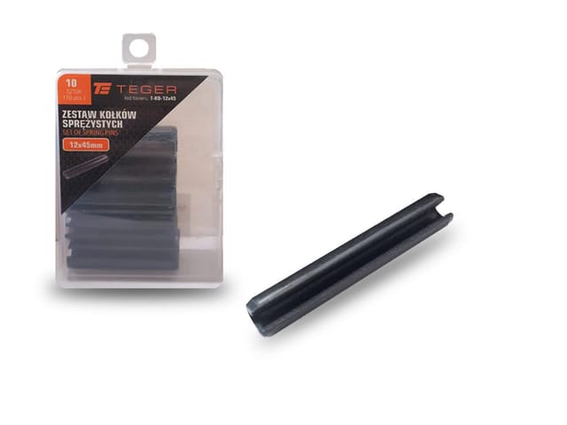 Federstift 12x45 Teger, 10 Stück