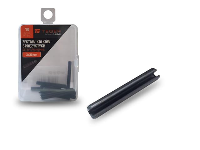 Teger Federstift 3x30, 10 Stück