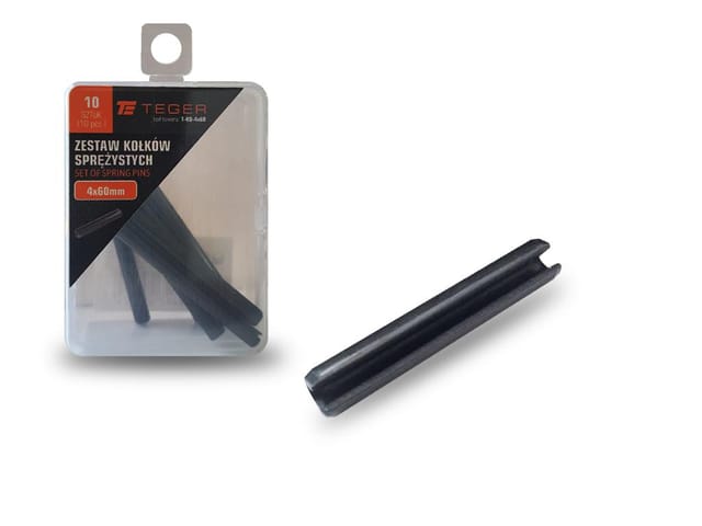 Teger Federstift 4x60, 10 Stück