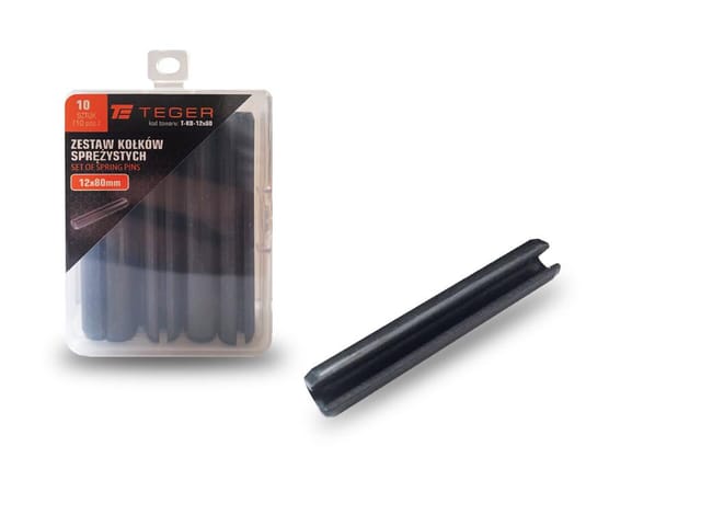 Teger Federstift 12x80, 10 Stück