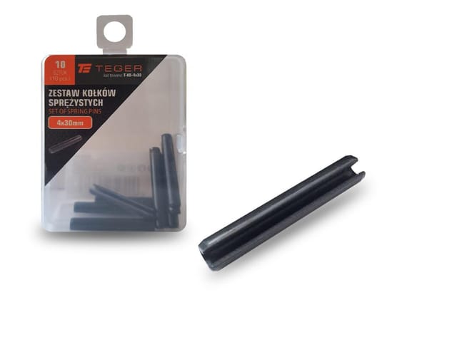 Teger Federstift 4x30, 10 Stück