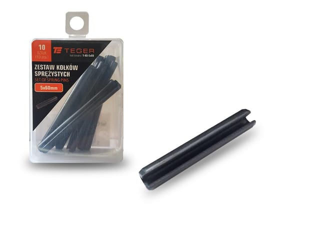 Teger Federstift 5x60, 10 Stück