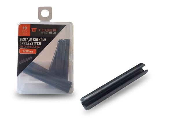 Federstift 5x50 Teger, 10 Stück