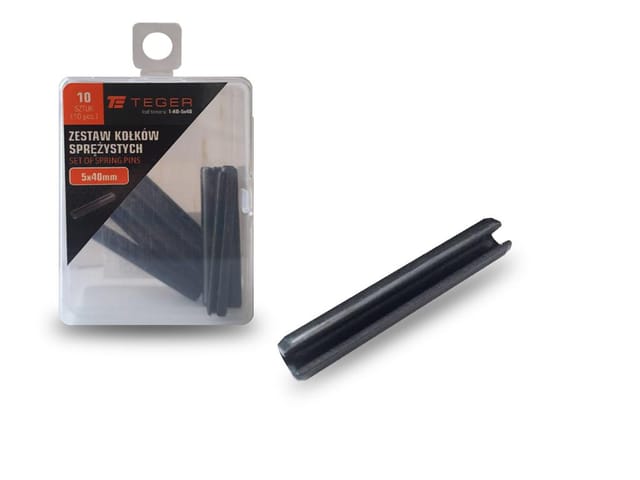 Teger Federstift 5x40, 10 Stück