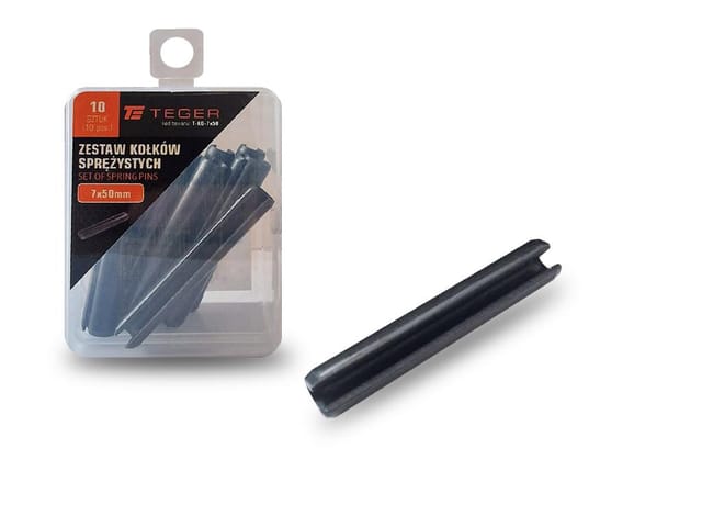 Teger Federstift 7x50 10 Stück