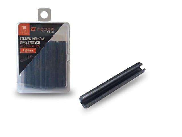 Teger-federstift 8x50 10 Stück
