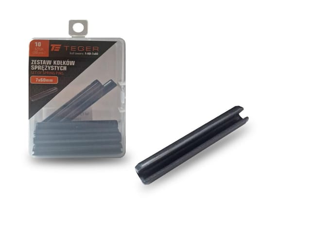Teger Federstift 7x60, 10 Stück