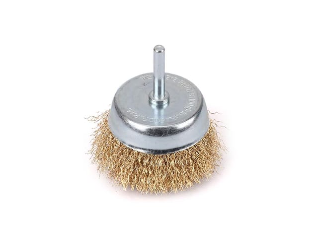 Topfbürste Mit Teger-schaft, Wellendraht, Fi 6/80 Mm