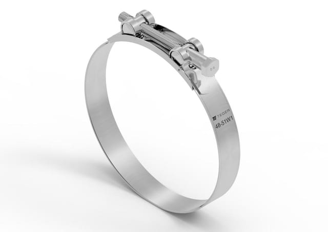 Gbs 48-51 Spannring W1, Verzinkter Stahl, Breite 22 Mm, Teger, 10 Stück