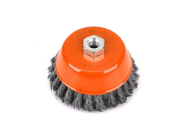 Topfbürste Mit Mutter, Verdrillter Draht, Teger M14/120 Mm