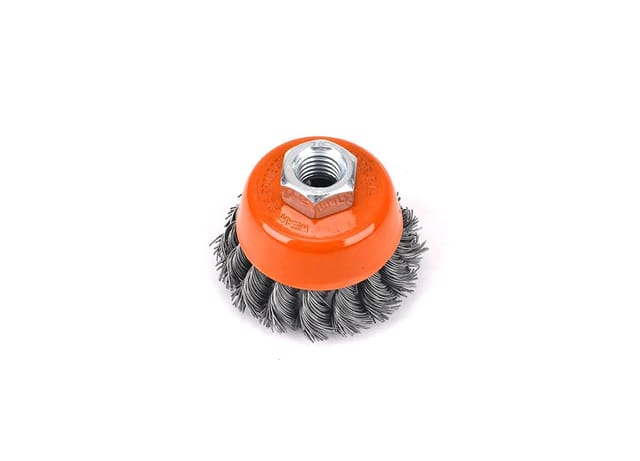 Topfbürste Mit Mutter, Verdrillter Draht, Teger M14/60 Mm