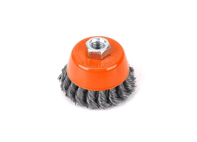 Topfbürste Mit Mutter, Verdrillter Draht, Teger M14/80 Mm