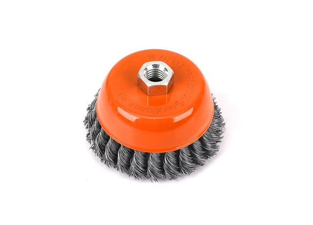 Topfbürste Mit Mutter, Verdrillter Draht, Teger M14/100 Mm
