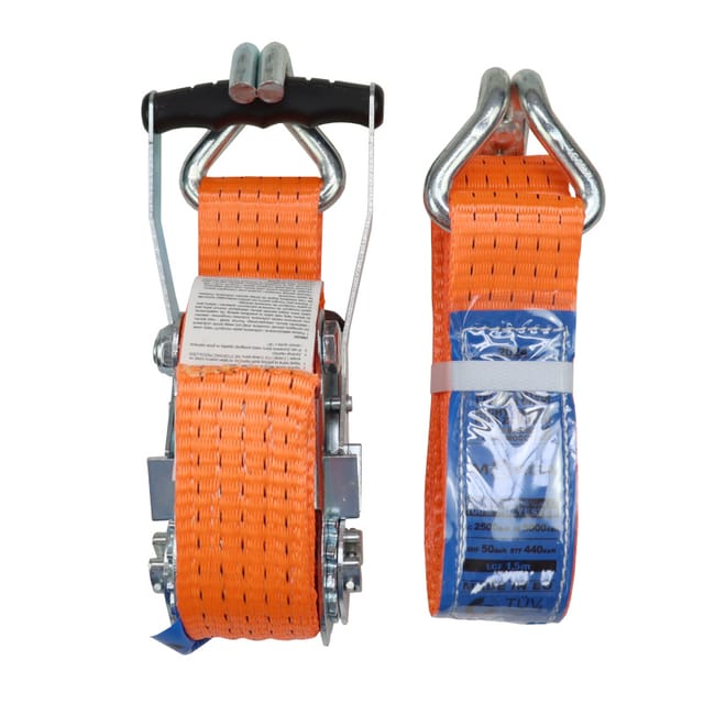 Transportgurt Mit Schnalle Morga 5t 2 M Breite 50 Mm Mit Gummiauskleidung 230 Mm Mit Zertifikat Standardset