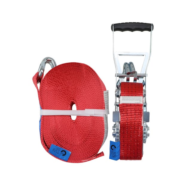 Morga Transportgurt Komplett Mit Schnalle, Verstärkt, Ergo-zertifiziert, 5t-zertifiziert, 12 M Breit, 50 Mm Tief, 330 Mm Tief
