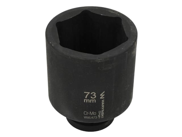 Sechskant-schlagschrauber-einsatz 1" Extra Lang 73 Mm Crmo D. 125 Mm Waryński