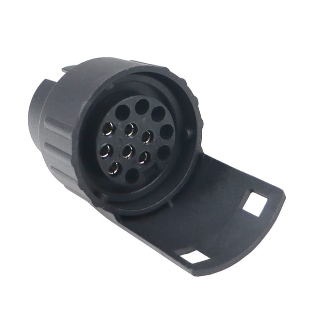 Elmot 7/13 12/24v Steckeradapter, Hochwertige Vernickelte Stecker