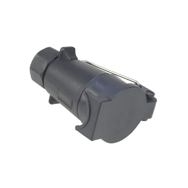 Elmot 7-polige Hängesteckdose 12/24v Premium-stecker, Vernickelt