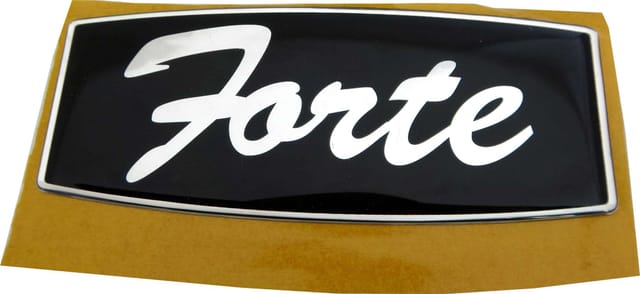 Forte-zeichen, Erhabene Buchstaben