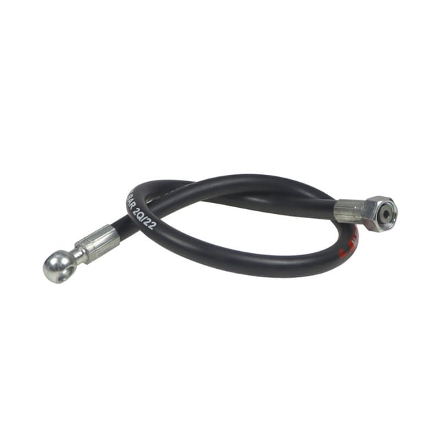 Hydraulikschlauch Dn10 350 Bar Innengewinde M22x1,5 Gerade / Öse Rnm P01 Dn10 3/8" L-850 Mm Dn10-2sn Pzl Hydral