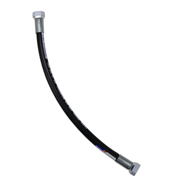 Hydraulikschlauch 160 Bar, Gewinde M22x1,5, Gerade Flach/gerade Flach, L-500 Mm, Dn12-1sn, 16,0 Mpa, Pzl Hydral