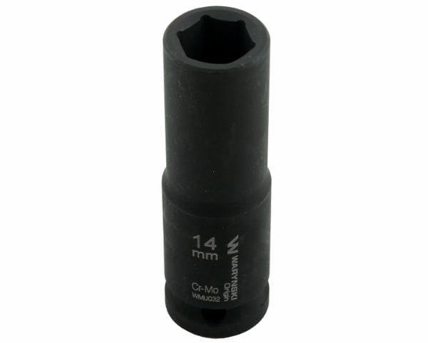 Sechskant-kraft-stecknuss Lang 1/2" Waryński 14 Mm Crmo Din 3129