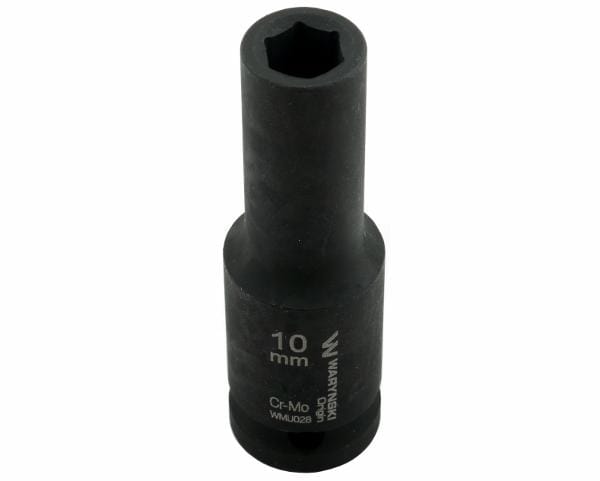 Sechskant-kraft-stecknuss Lang 1/2" Waryński 10 Mm Crmo Din 3129