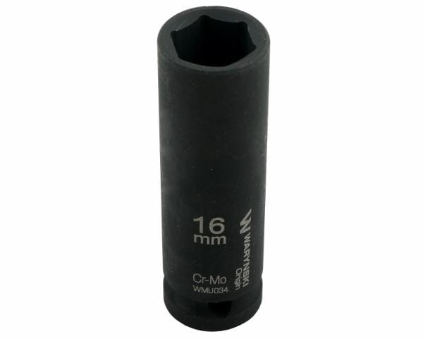 Sechskant-kraft-stecknuss Lang 1/2" Waryński 16 Mm Crmo Din 3129
