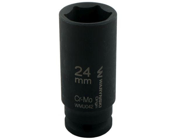 Sechskant-kraft-stecknuss Lang 1/2" Waryński 24 Mm Crmo Din 3129