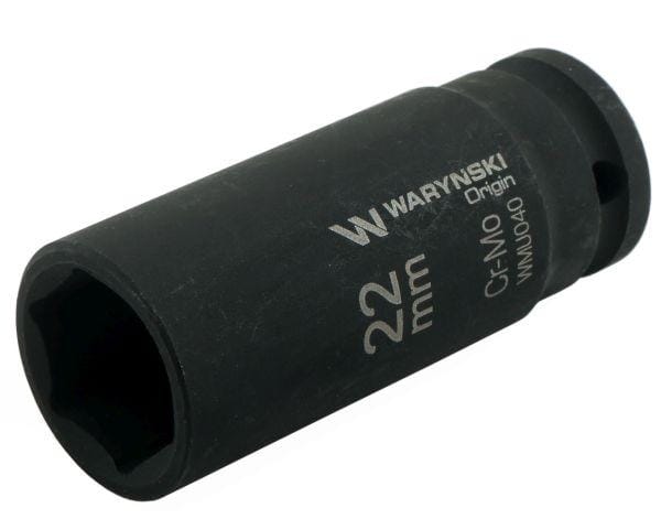 Sechskant-kraft-stecknuss Lang 1/2" Waryński 22 Mm Crmo Din 3129