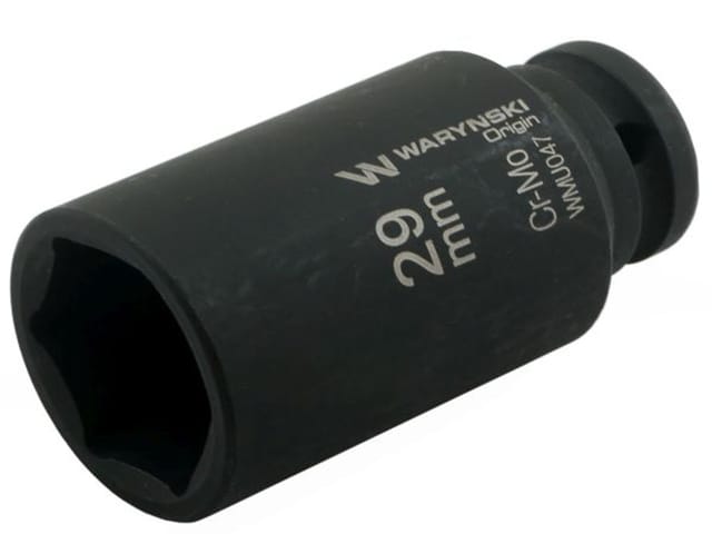 Waryński Langer Sechskant-steckschlüsseleinsatz 1/2" 29 Mm Crmo Din 3129
