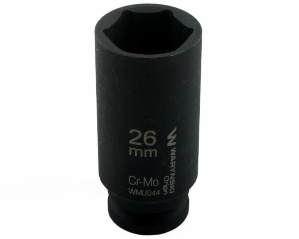 Sechskant-kraft-stecknuss Lang 1/2" Waryński 26 Mm Crmo Din 3129
