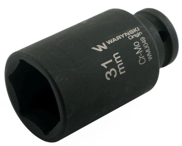Sechskant-kraft-stecknuss Lang 1/2" Waryński 31 Mm Crmo Din 3129