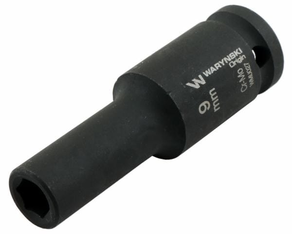 Sechskant-kraft-stecknuss Lang 1/2" Waryński 9 Mm Crmo Din 3129