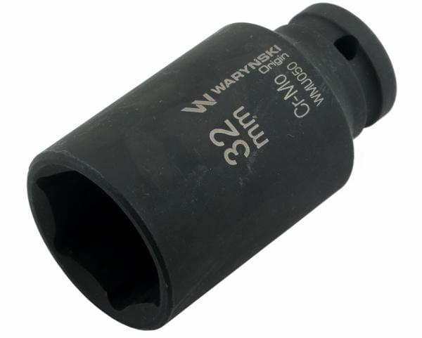 Langer Sechskant-kraft-steckschlüsseleinsatz 1/2" 32 Mm Crmo Din 3129 Waryński