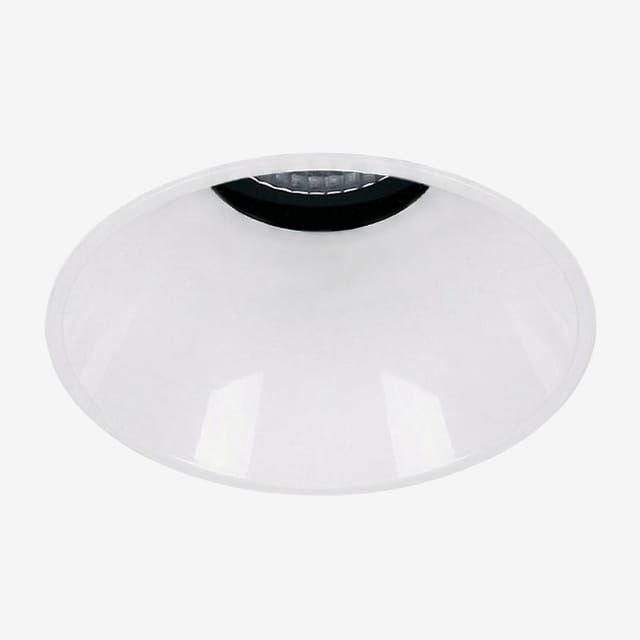 Sklum Downlight Led Einbauleuchte Rahmenlos Trimless Rund Ø6,8 Cm Für Den Außenbereich Aus Aluminium Orelva Weiss