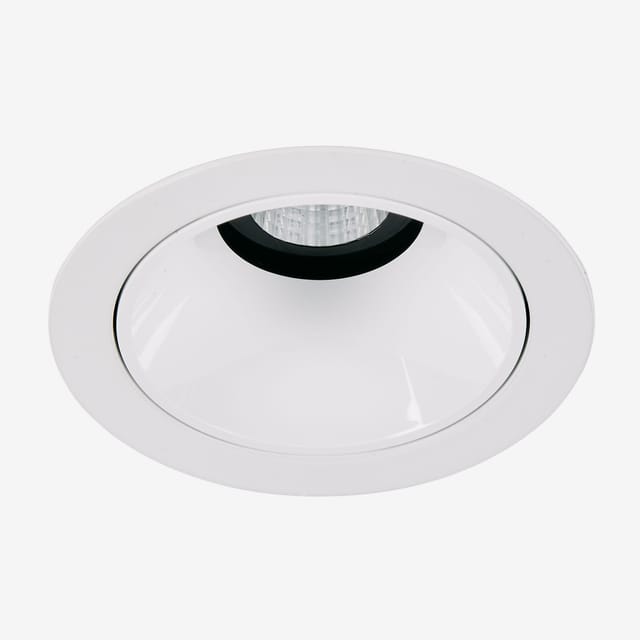 Sklum Downlight Led Einbauleuchte Mit Rundem Rahmen Ø7 Cm F ür Den Außenbereich Aus Aluminium Orelva Weiss