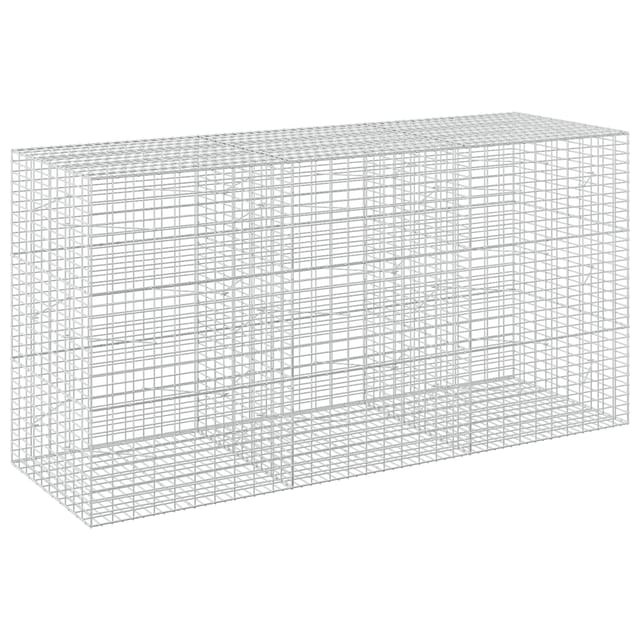 Vidaxl Gabion With 3.5 Mm Wire And 5x10 Cm Mesh 300x100x150 Cm
